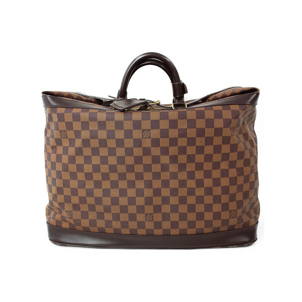 Louis Vuitton Damier Ebene Brown Grimoire Boston Bag